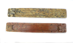 Natural Stone Soapstone Long <b>Incense</b> <b>Stick</b> Plate Ash Catcher Essence <b>Holder</b> Resin Burner - Product Image 2