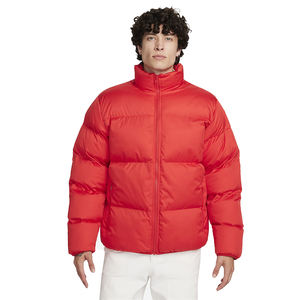 Chaqueta Acolchada Cálida Fabricada en Pakistán, Color Rojo, Manga Larga, Cuello Alto, Chaquetas Acolchadas para Hombre con Diseño y Talla Personalizados - Product Image 1