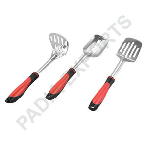 Juego de cucharas y cocina de acero inoxidable de 3 piezas Material metálico - Product Image 1