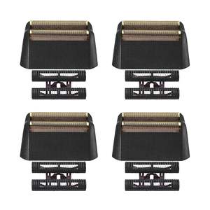 Juego de 4 Cuchillas de Repuesto Negras para Afeitadora Eléctrica de Doble Cuchilla, con Lámina y Cuchilla de Corte, Alimentación USB, Lavable, para Uso Facial - Product Image 1