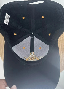 Masonic Mason Embroidered <b>Black</b> <b>Baseball</b> Hat <b>Cap</b> Regalia <b>Baseball</b> <b>Cap</b> Embroidery Letter Hip Hop Custom Hats 2025 - Product Image 3