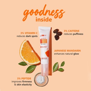 Sérum pour les yeux anti-rides à la vitamine C et aux peptides, crème hydratante pour les cernes avec caféine - Product Image 3