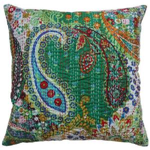 Qualité supérieure Kantha Coton Housse de Coussin Nouveau Design Style À La Main De Noël Décor À La Maison En Plein Air Motif Imprimer - Product Image 3