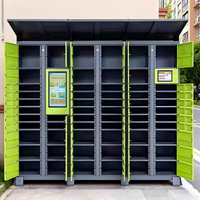 Systèmes intelligents de casiers électroniques automatisés pour armoires personnalisées, livraison de colis en libre-service, stockage de colis express assemblés avec clé