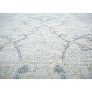 Tapis en laine noué à la main Erbe grande surface Jnlp-03, motif médaillon gris et noir, pour la décoration de la maison et du salon, en jute de 10 mm - Product Image 3