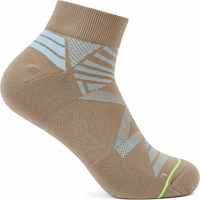 Chaussettes d'été décontractées anti-bactériennes personnalisées OEM, vente en gros, promotionnelles, couleur personnalisée, en Spandex/Fibre de Bambou, socquettes pour hommes
