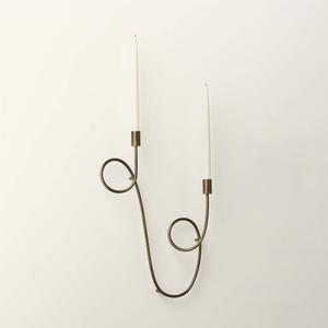 Candle Stand Metal Candle Holder for Lighting and Home Decoration <b>Set</b> Stylish Antique Finish Decorative Candle Jar Holder - Product Image 1