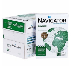 Navigator A4 Papel de copia 80gsm Grado Premium Calidad superior 100% Pulpa de madera virgen Blanco - Product Image 1