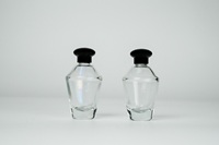Flacon de parfum en verre vide, récipient en verre, flacons de parfum, flacon en verre avec couvercle en plastique, 30 ml, Botella de vidrio