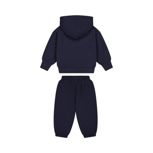 100% Cotton Children's Sports Suit Custom Logo Casual Quick Dry Breathable Winter Wholesale High Quality Hoodie Sweatpants - Product Image 4