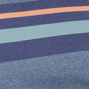 Camiseta 100% de algodón personalizada con logotipo de marca de buena calidad, camisetas cómodas de manga corta a rayas para hombres de Bangladesh - Product Image 5