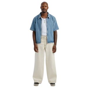 Jean à jambes larges pour hommes Vintage Wash 101 Twin Cannon Pantalon en denim durable en coton épais de 26 pouces - Product Image 1