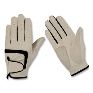 Gants de golf OEM pour hommes et femmes Cabretta Leather Custom Fit Respirant Fabric Wholesale Supply - Product Image 5