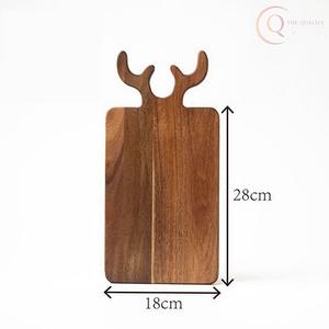 Planche à découper en bois de qualité supérieure pour une coupe fluide |   Écologique, antibactérien, compatible lave-vaisselle |   pour légumes et viande - Product Image 6