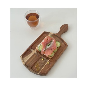 ถาดไม้แนวชนบททำด้วยมือสำหรับบริการอาหารเช้าหรือตั้งกาแฟสำหรับตกแต่งโต๊ะห้องนั่งเล่นหรือไอเดียของขวัญจำนวนสั่งซื้อ100ชิ้น - Product Image 5