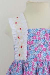 Vestido de Algodón con Bordado Floral para Bebé Niña, Ropa Infantil de Boutique con Tirantes con Volantes, OEM - Product Image 2