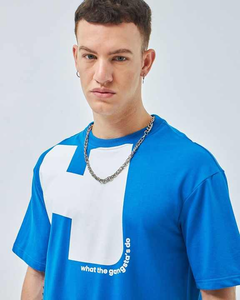 Camiseta informal para hombre, conjunto de pantalones cortos, 100% algodón, logotipo transpirable, característica, ropa de fábrica OEM de alta calidad para el verano - Product Image 4