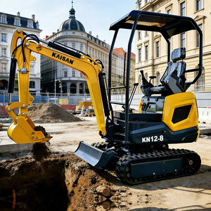 Mini-excavatrice sur chenilles KAISAN EPA pour usage agricole et en ferme, à vendre ou à <span class=keywords><strong>louer</strong></span>, personnalisation de la couleur et du logo - Product Image 2
