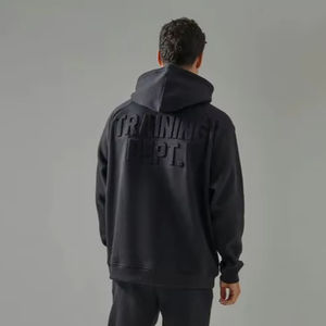 Sweat-shirt à capuche en molleton pour homme surdimensionné imprimé toutes les couleurs tendance hiver 2025 brodé en relief qualité coton lourd personnalisé - Product Image 1