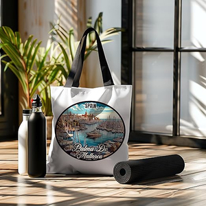 Elegante bolso de compras de lona ecológica, bolso de algodón plegable con logotipo personalizable y gran almacenamiento - Product Image 2