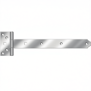 HOHAGE Lot de 10 croisillons en acier chromé bleu, robustes, pour clôtures, treillis et portails, dimensions 600 x 39 x 3,5 mm - Product Image 3