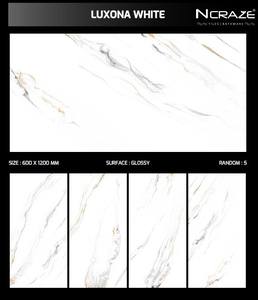 Ncraze กระเบื้องปูพื้นเคลือบลายไม้เซรามิกหินอ่อนขนาด600x1200มม. คุณภาพเยี่ยมจากอินเดียสำหรับใช้ในสำนักงาน - Product Image 4