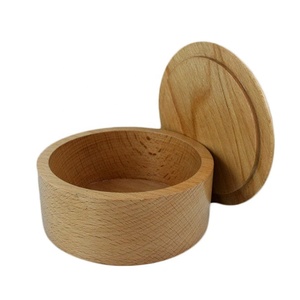 Tazón de Afeitar Flotante Mini de Madera Híbrida Ecológica y Duradera, Contenedor de Jabón de Viaje, Tazón para Espuma de Afeitar para Barbería - Product Image 1