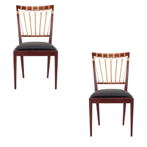 Offre spéciale chaise de salle à manger en rotin moderne à dossier simple coussin moelleux en bois massif meubles de restaurant prix économique d'usine direct - Product Image 4