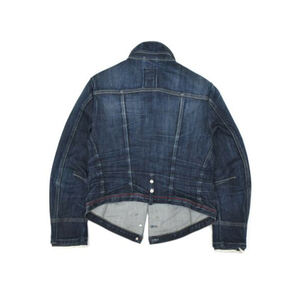 Blouson aviateur en jean pour homme pas cher, col montant, logo frontal, haute qualité, élégant, décontracté, vêtement d'extérieur, commande en gros, hiver - Product Image 3