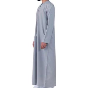Thawb hommes dernière conception Thobe sur mesure hommes Jubbah élégant vêtements musulmans Thobes arabe Daffah de haute qualité - Product Image 2