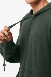 Vente en gros d'usine Sweat à capuche zippé pour homme 100% coton Style décontracté et streetwear Fermeture éclair Logo personnalisé - Product Image 2