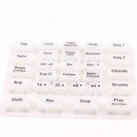 Bouton/clavier en caoutchouc personnalisable et durable pour synthétiseur musical avec impression d'encre conductrice