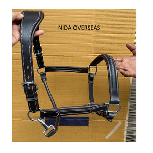 Harnais de cheval en cuir de haute qualité, anatomique, avec sangle en corde, style selle anglaise, boucle en laiton, couleur personnalisable - Product Image 4