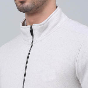 Deportes al aire libre Hombres chándal relajado corte atlético con cintura flexible y chaqueta con cremallera frontal adecuado para el fitness - Product Image 6