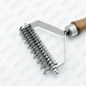 Herramienta profesional de pelado de rastrillo para el cuidado de la capa interior | Peine para mascotas con cuchillas de seguridad para eliminar nudos y enredos. - Product Image 2
