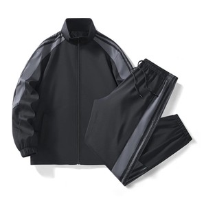 Men's High Quality 500 GSM Heavyweight Fleece Cotton Cropped Sweatpants Hoodie Set Streetwear Logo Gym <b>Tracksuit</b> - Product Image 3