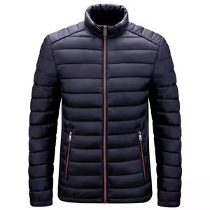 Men Eco-Friendly Puffer <b>Jacket</b> Everyday Use Stylish Quilted Outdoor Protection Winter Ready <b>Smart</b> Fit for Stand Collar Front - Product Image 5