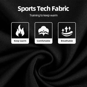 Herbst und Winter Warme Langarm Fußball Sport trainings kleidung Benutzer definierte Sublimation Fußball trainings kleidung für Männer - Product Image 4