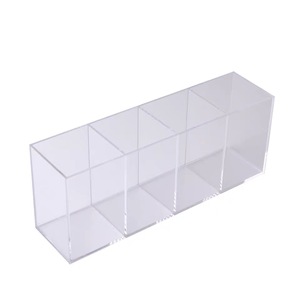 Organizador de Brochas de Maquillaje Acrílico Moderno y Elegante 2025, Diseño Elegante para Almacenamiento y Exhibición, Herramientas de Belleza Esenciales Ecológicas - Product Image 1