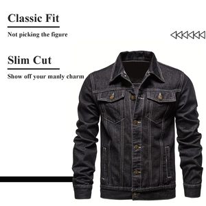 Wholesale Custom Men <b>Denim</b> <b>Jacket</b> 100% Cotton High Quality Breathable Lightweight <b>denim</b> <b>jacket</b> for men - Product Image 3
