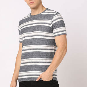 เสื้อยืดผู้ชายผ้าฝ้ายผสมใยไผ่ ดีไซน์ใหม่สำหรับฤดูร้อน น้ำหนักเบา แห้งเร็ว ระบายอากาศดี แขนสั้น สวมใส่สบาย - Product Image 5