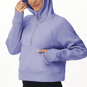 Casual, streetwear,Drop Shoulder, figuras, transpirables, ecológicas, sudaderas con capucha, Knitted Active Wear Cómodo Suave Casual de alta calidad - Product Image 4