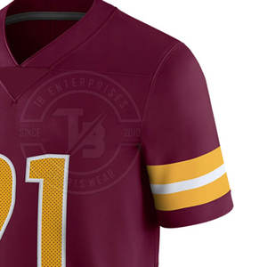 Vente en gros Maillot de football américain personnalisé Maillot de football américain respirant de haute qualité - Product Image 4