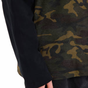 Camiseta de Camuflaje de Algodón Grueso para Hombre, Precio de Fábrica, Personalizada, de Doble Capa, Manga Larga, Estilo Urbano, Talla Grande - Product Image 6