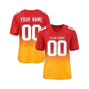 Camiseta de Fútbol Americano, Talla Grande, Transpirable, Personalizada, Económica, Sublimación, Bordado, Deportes al Aire Libre, Malla - Product Image 2