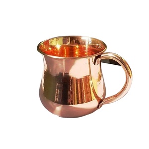 Indian Manufacturer <b>Beer</b> Drinking Cocktail Copper Mugs Party Bar Hammer Point Moscow Mule Copper Handles Cup Mule Mug - Product Image 5