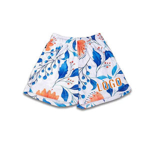 กางเกงขาสั้นระบายอากาศของผู้ชายแฟชั่นฤดูร้อนมีกระเป๋าพิมพ์ซับลิเมชันตามสั่ง - Product Image 4