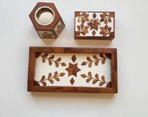 ชุดเตาถาดบาคูร์สำหรับ bakhoor ที่ทำด้วยมือสไตล์อาหรับสีน้ำตาลทรงสี่เหลี่ยมสำหรับ bakhoor - Product Image 3