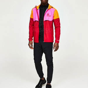 Veste coupe-vent à capuche de haute qualité pour hommes décontracté hiver surdimensionné Durable respirant écologique Logo avant - Product Image 4