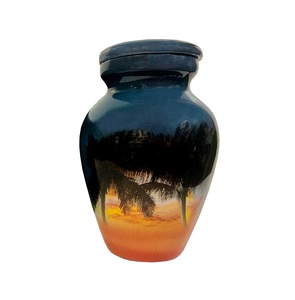 โกศพิมพ์ลายตามแผนใส่เถ้ากระดูกตามสั่งพิมพ์ลายพระอาทิตย์ตกดิน - Product Image 1